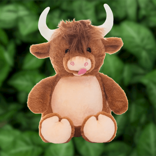 Scottish Highland Cow Super Soft Stuffed Animal - Mini Brown - 5